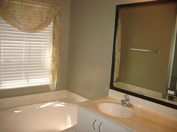 Spa tub in master bath