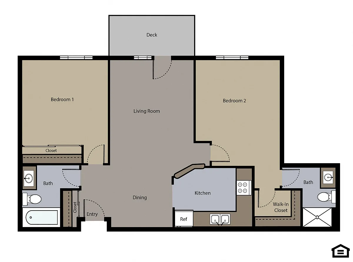 Floor plan Cottonwood | Renovated