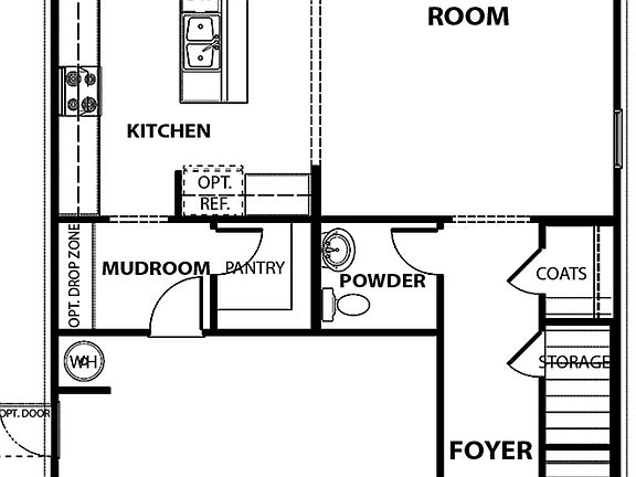The Grayson A Main Floor Plan