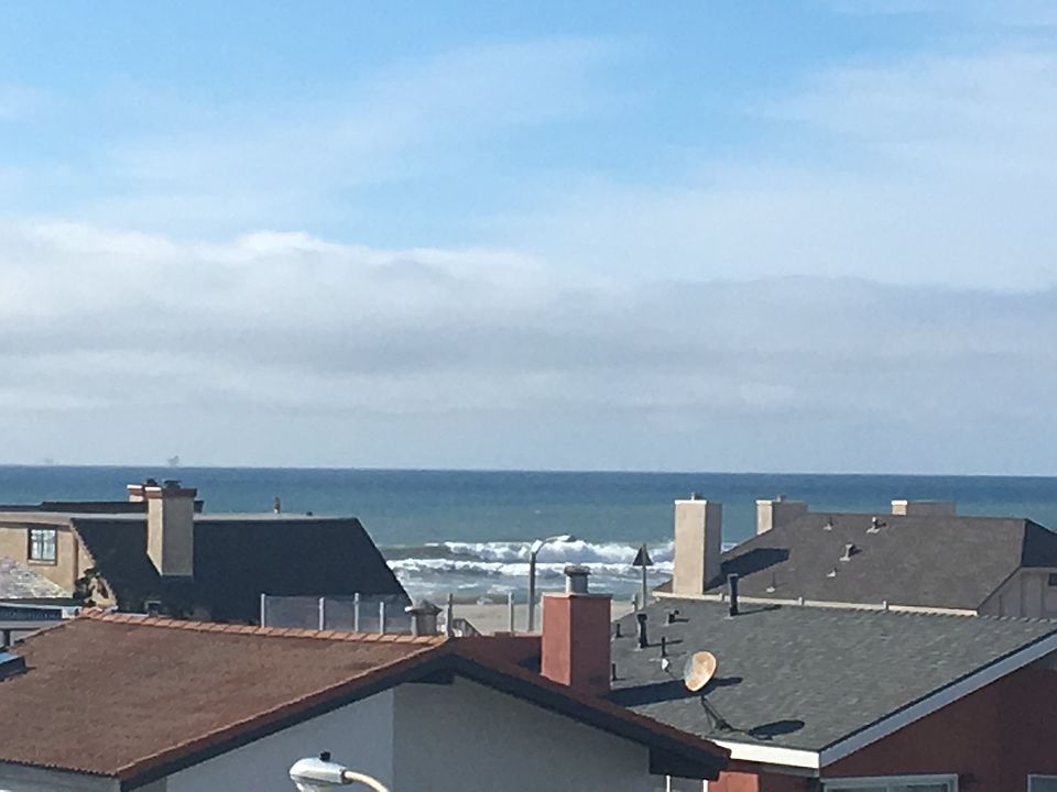 Ocean view from upstairs