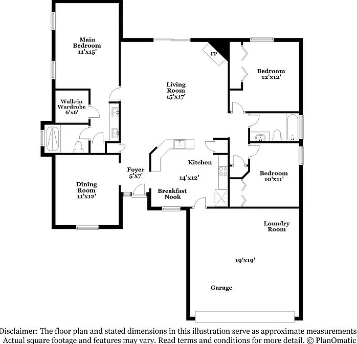 3 bed, 2.0 bath, 1556 sqft, $1,870 — Photo 2