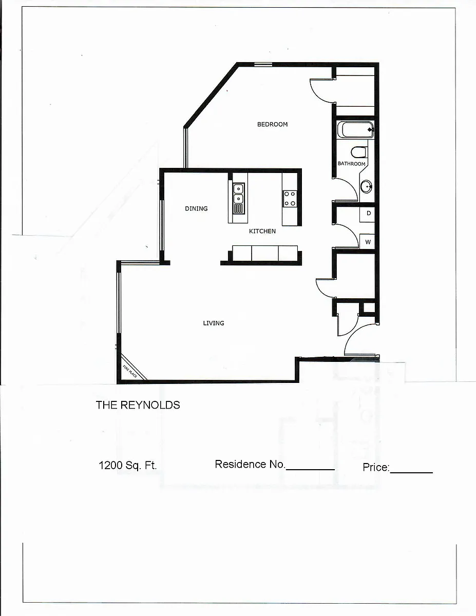 Floor plan The Reynolds