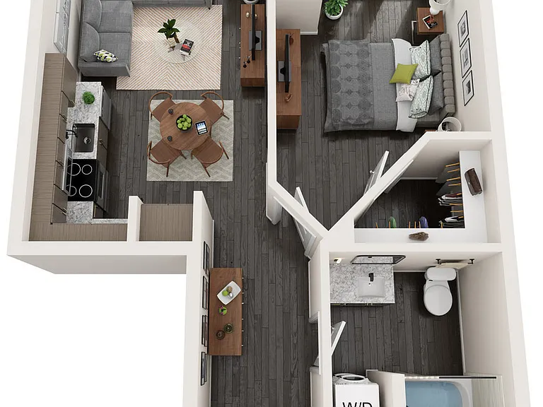 B.4 floor plan Claro at the Waterfront