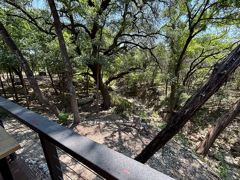 View from downstairs porch