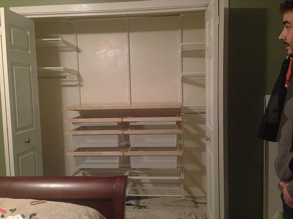 Large closet with org system