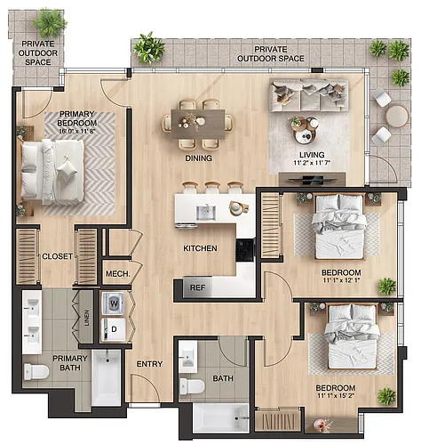 Floor plan C1