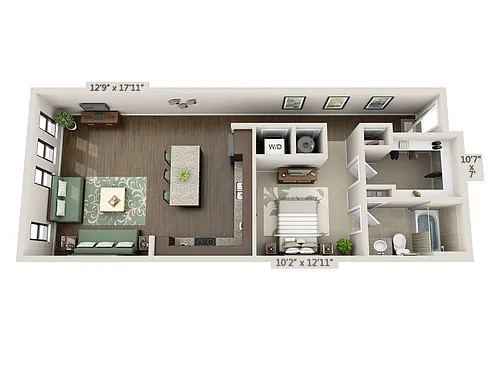 Floor plan Inspire (A1E)