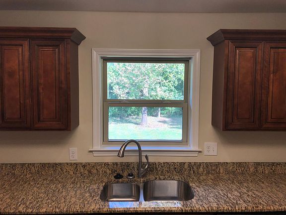 View to the backyard from kitchen