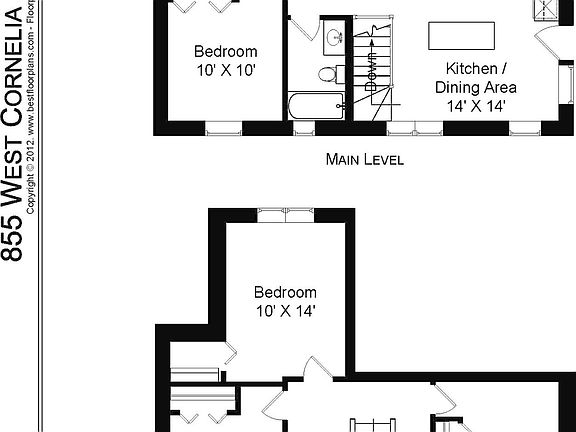 2nd image of 855 W Cornelia Ave #1A