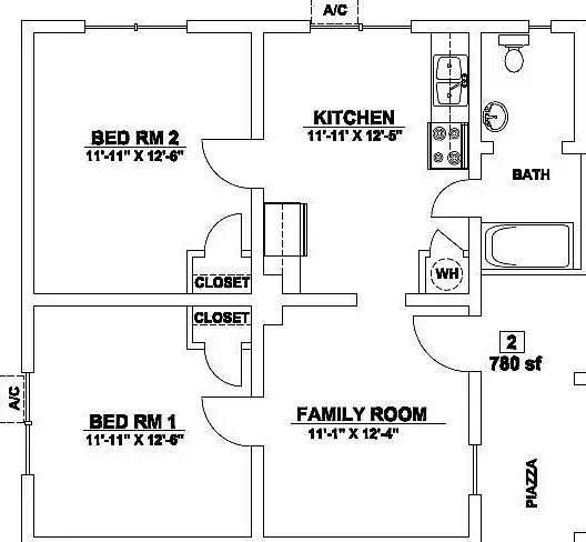 2 bed, 780 sqft, $1,800 — Photo 3