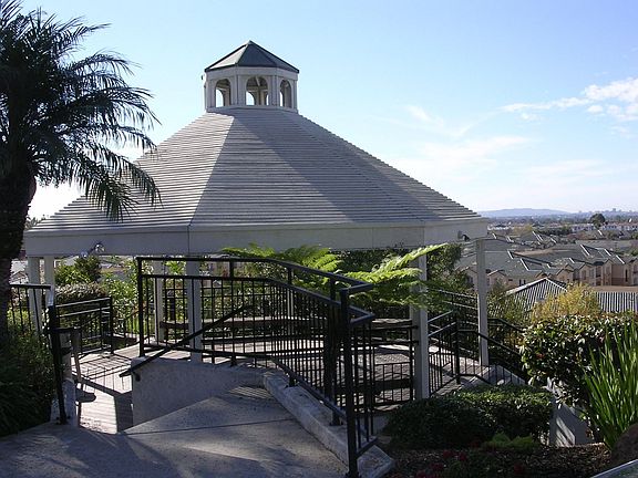 Gazebo next to unit
