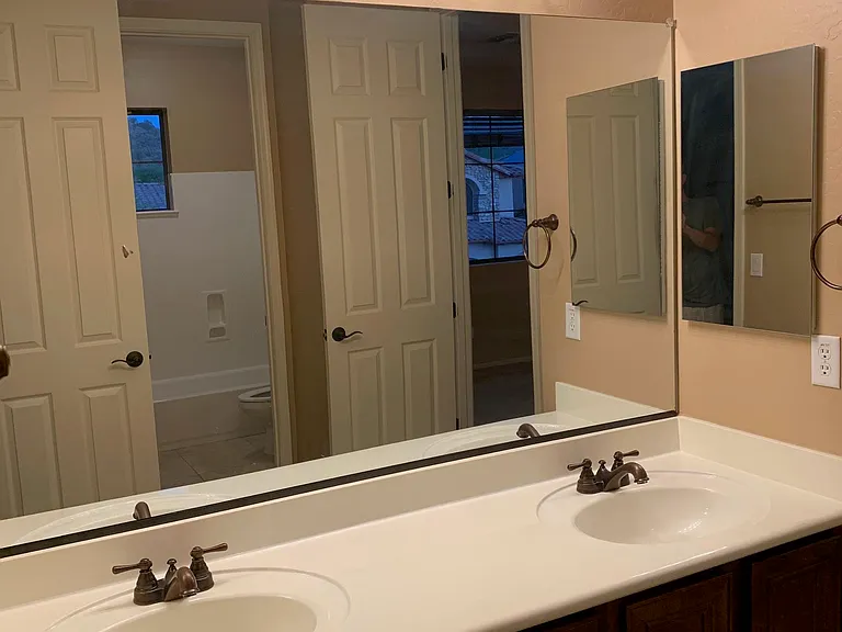 Jack and Jill bathroom vanity