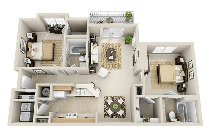 Floor plan The Williamsburg