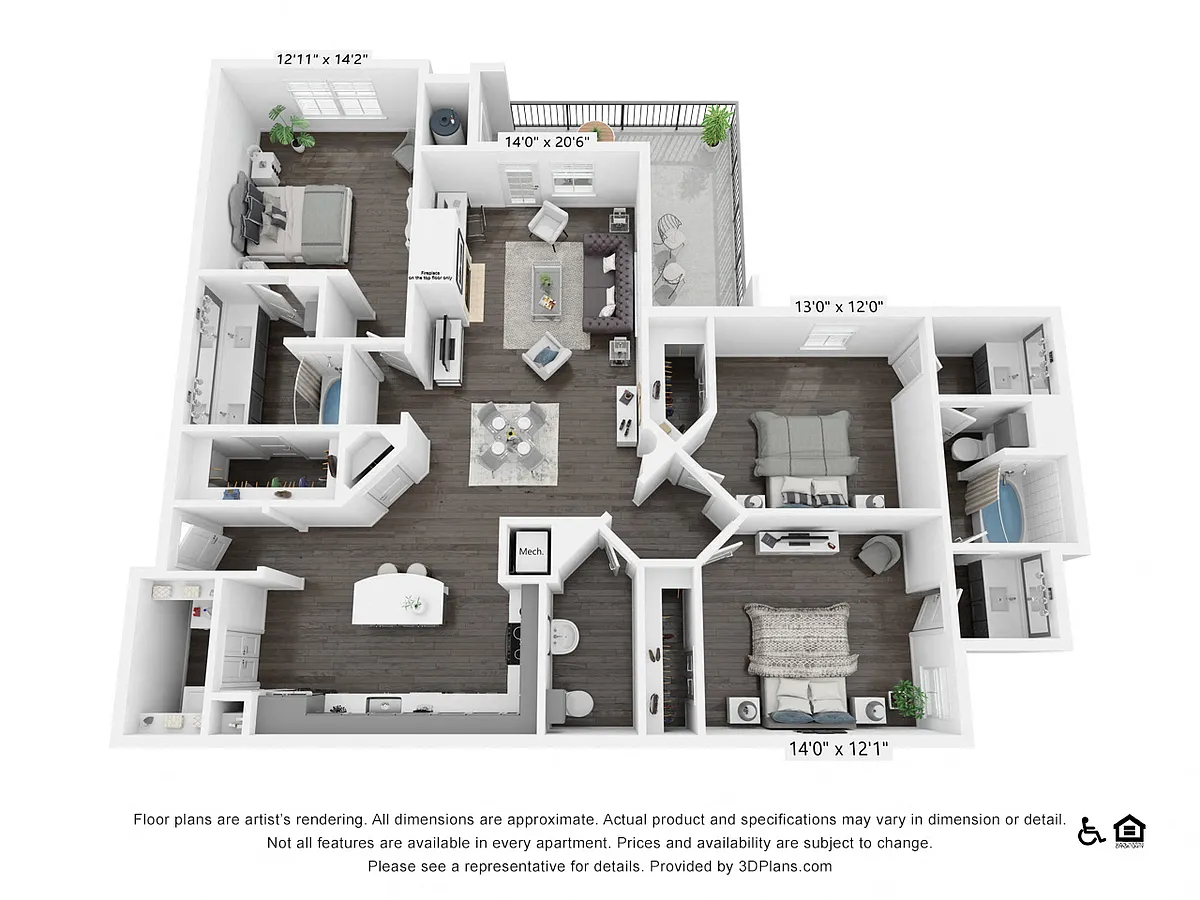 Floor plan C1