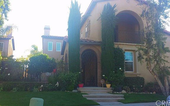 front view; gated entrance that leads to courtyard.