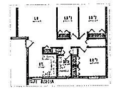 Floor plan 3 Bedroom 50%