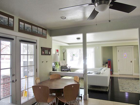 Dining area facing East