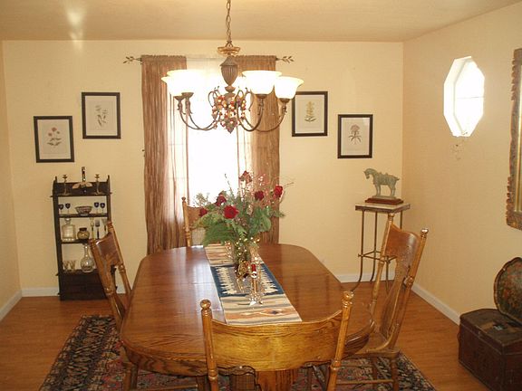 Dining room with hardwood floors