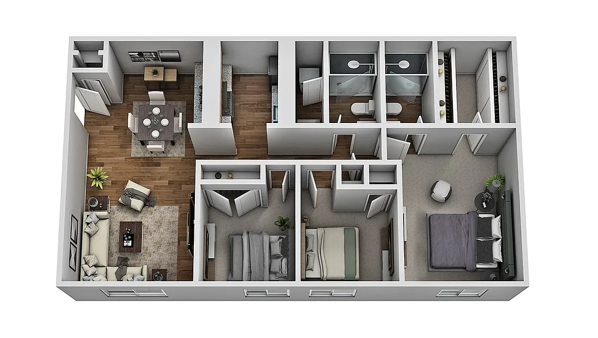 Floor plan 3 Bedroom