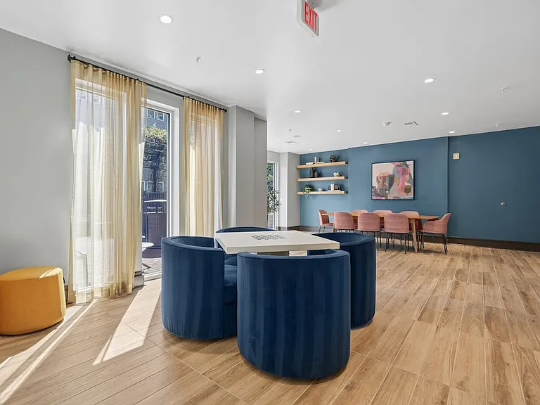 Chill lounge with multiple seating areas
