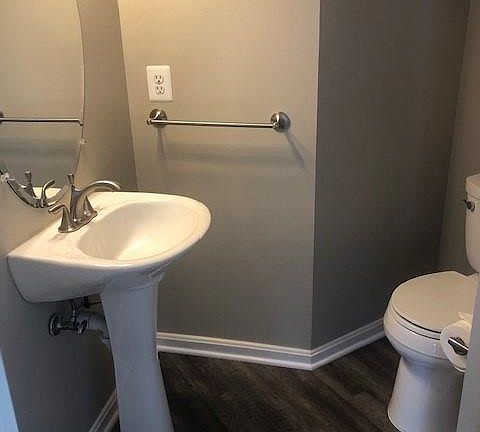 Main floor half bathroom