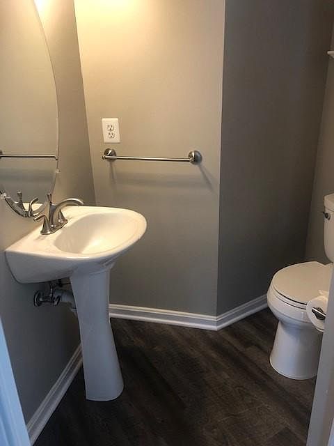 Main floor half bathroom