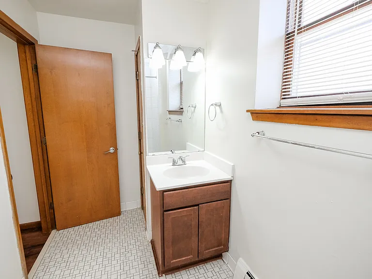 Step into comfort at Central Lakes of Uptown, where modern design meets convenience. This stylish bathroom features elegant finishes and ample storage, perfect for your daily routine. Explore your new home today and schedule a visit!