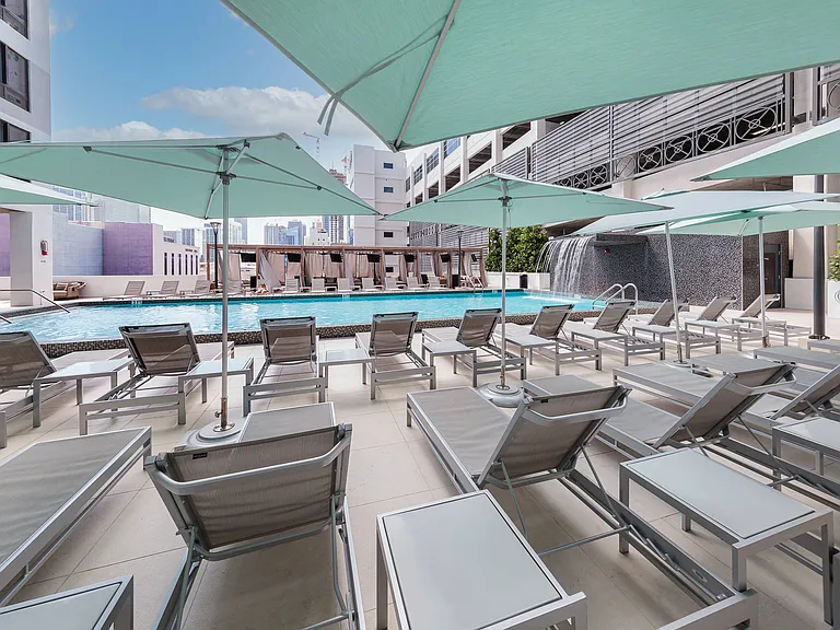 Grand Station | Miami | Poolside Loungers, Umbrellas, & Cabanas