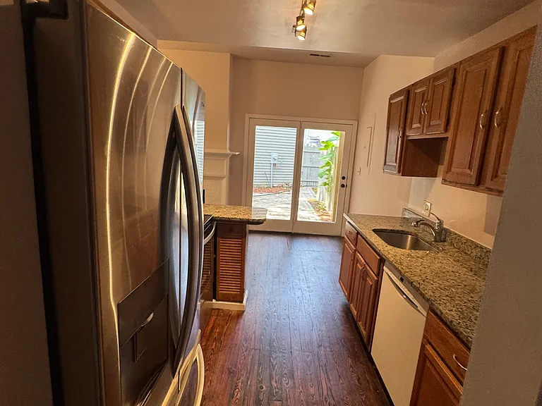 Kitchen from hall.