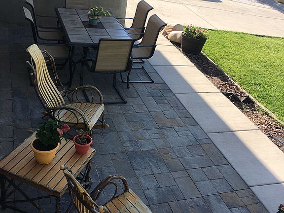 Front paver patio