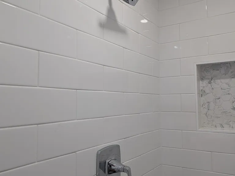 New shower fixtures