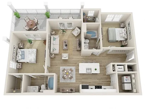 Floor plan The Santa Rosa Alt