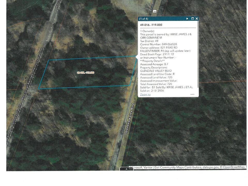 1st image of 0 Glendale Valley Blvd