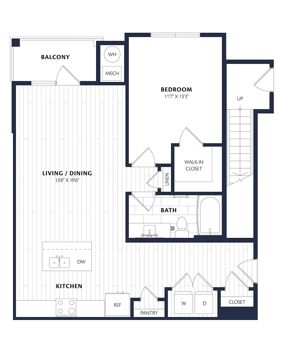 Floor plan A2-A