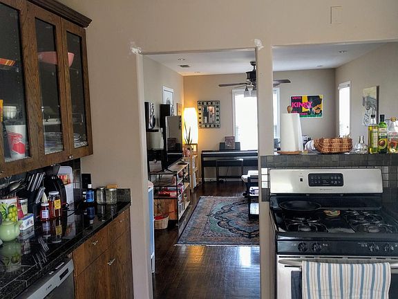 kitchen from back door entrance