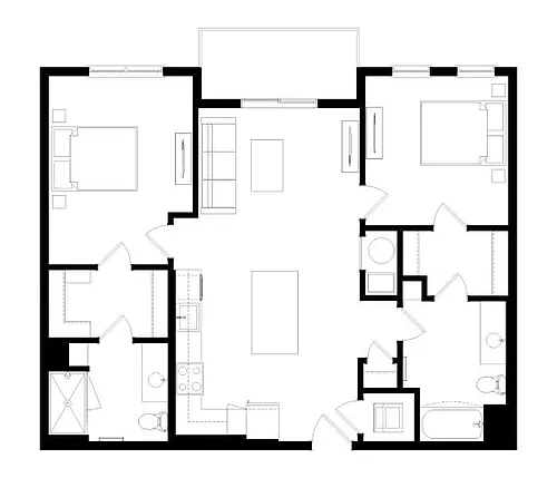 Floor plan B1