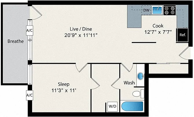 Floor plan A1