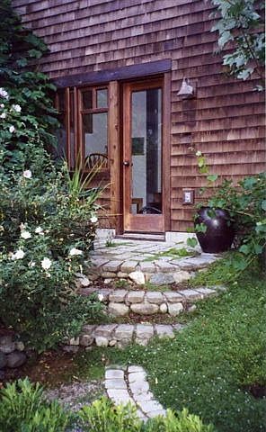 Entry to loft apartment