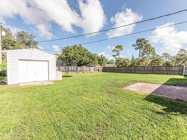 Plenty of storage. 12 X 18 foot garage AND 11.5 X 11.5 storage/craft/workshop with electricity.