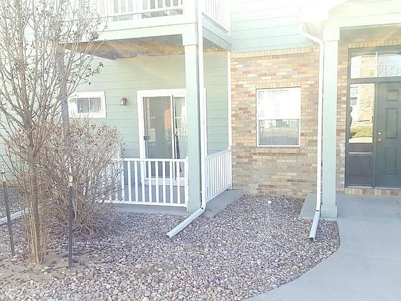back entrance and patio