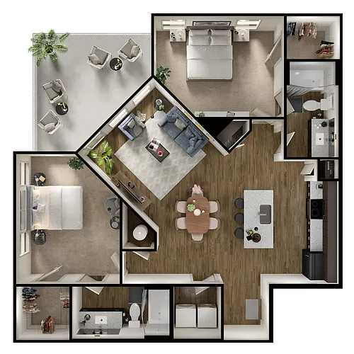 Floor plan B4