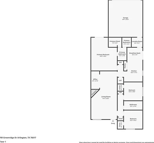 3 bed, 2.0 bath, 1423 sqft, $2,220 — Photo 2