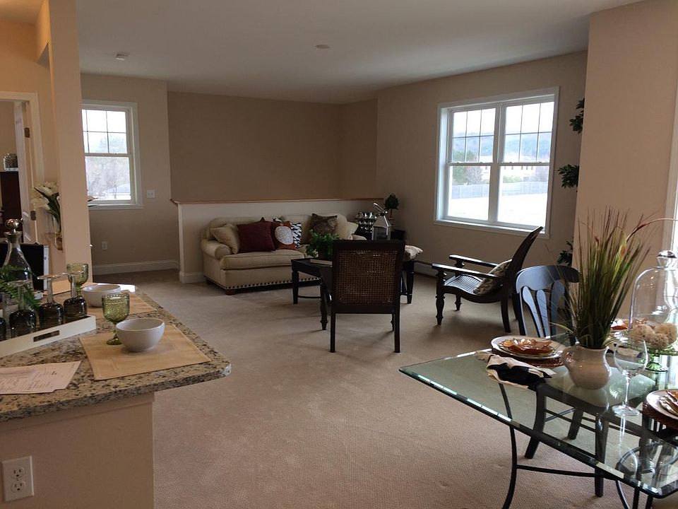 Living room from dining area