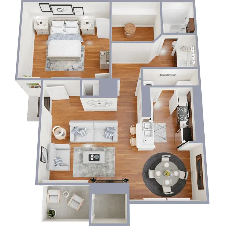 Floor plan 1X1