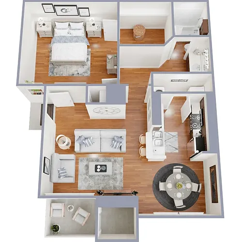 Floor plan 1X1
