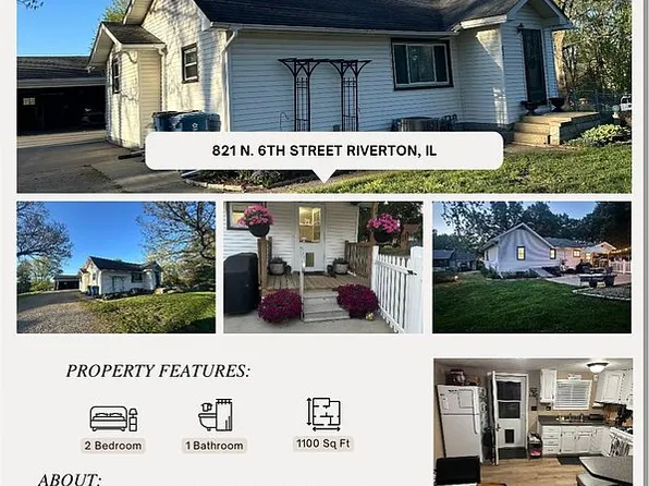 821 N 6th St, Riverton, IL 62561