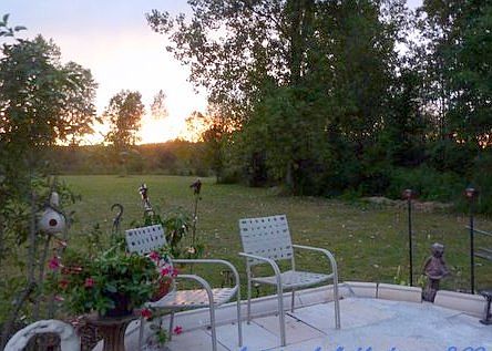 Fire pit patio