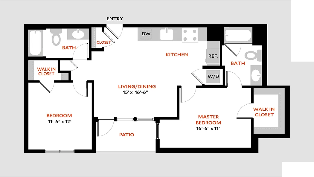 Floor plan Plan 2C