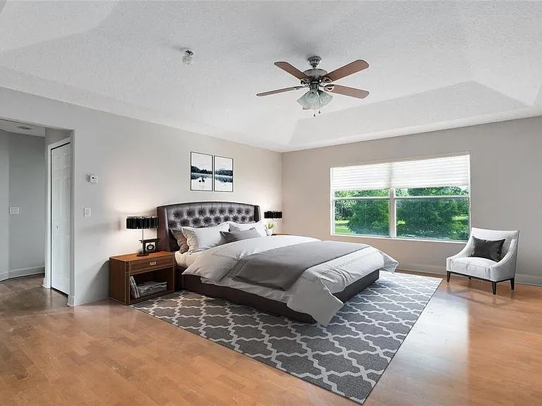 Master Bedroom (upstairs) with 2 separate closets