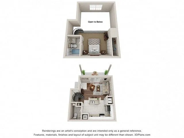 Floor plan Luna Loft